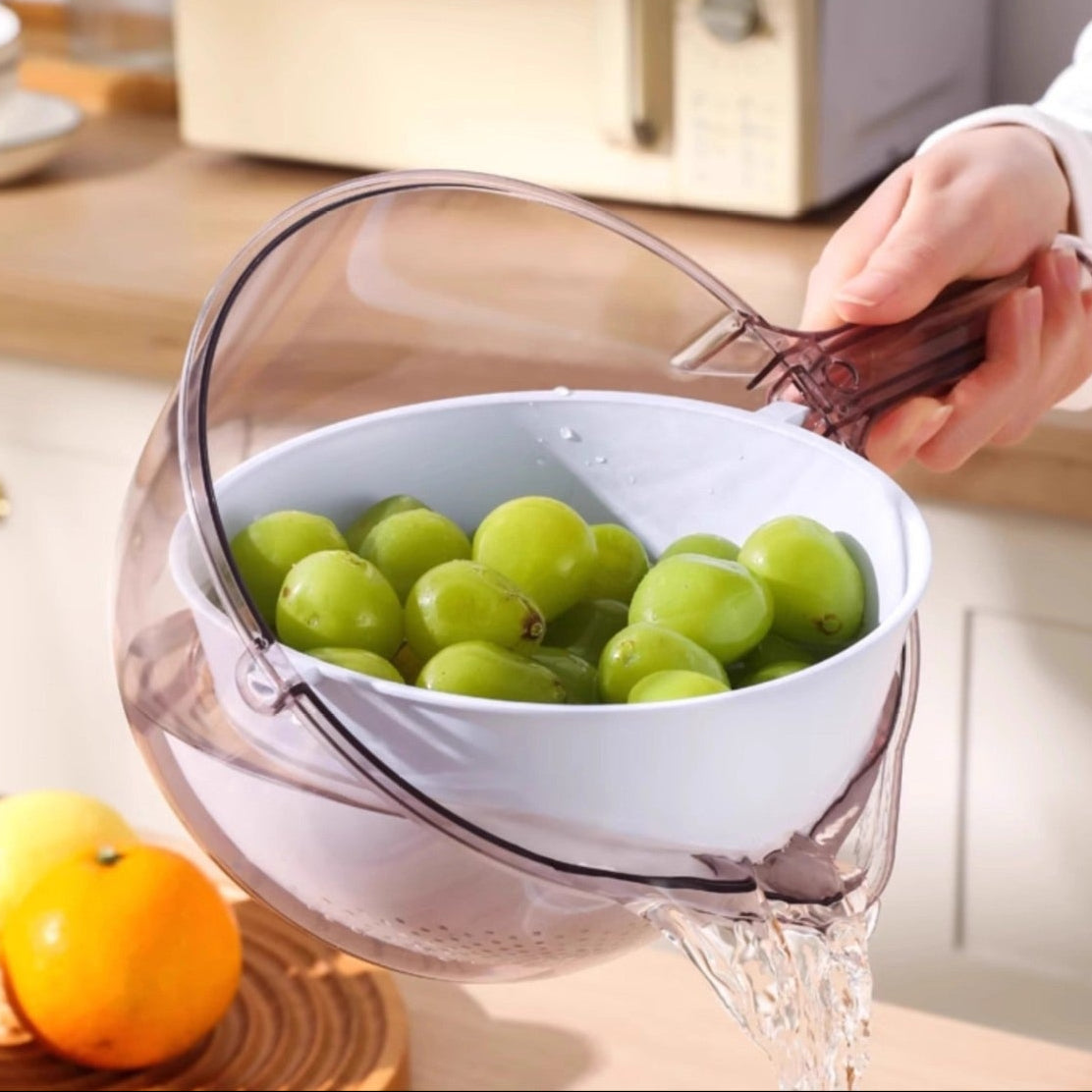 Multi-Functional Rice Rinse & Strainer Basket #G0136